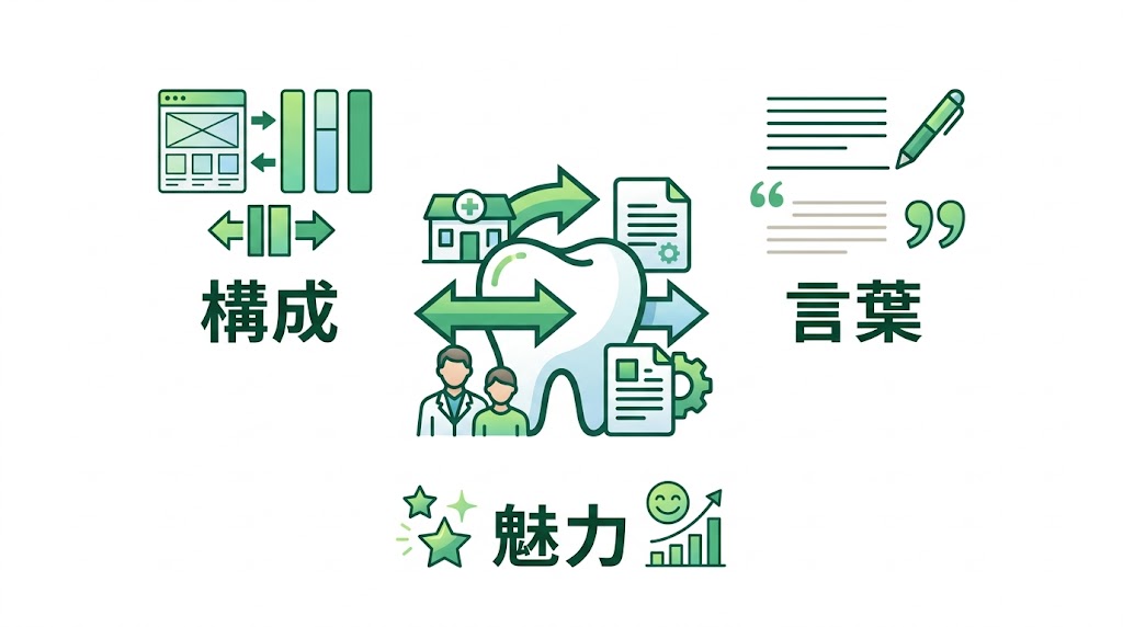 歯科ホームページのコンテンツの作り方｜ページ別に解説