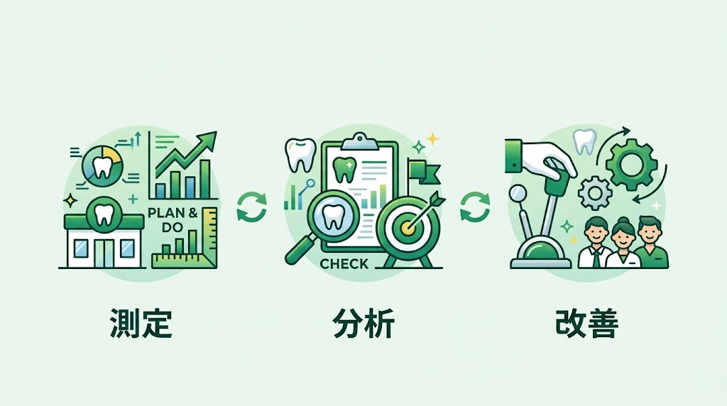 歯科医院のKPI設計と管理体制の構築手順を解説
