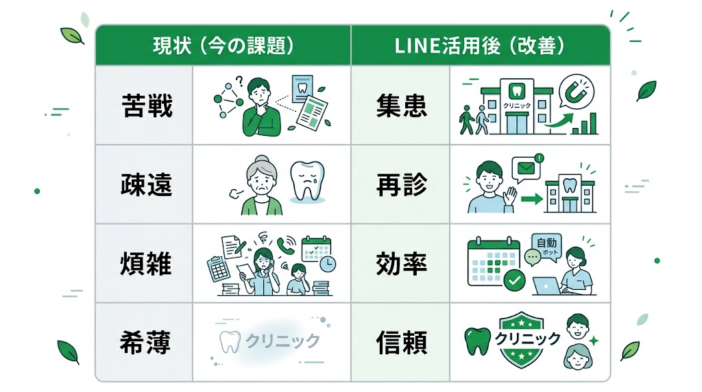 歯科医院のLINE公式アカウント活用法｜完全ガイド