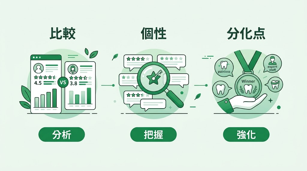 歯科MEO競合分析の方法｜差別化に活かす実践手順