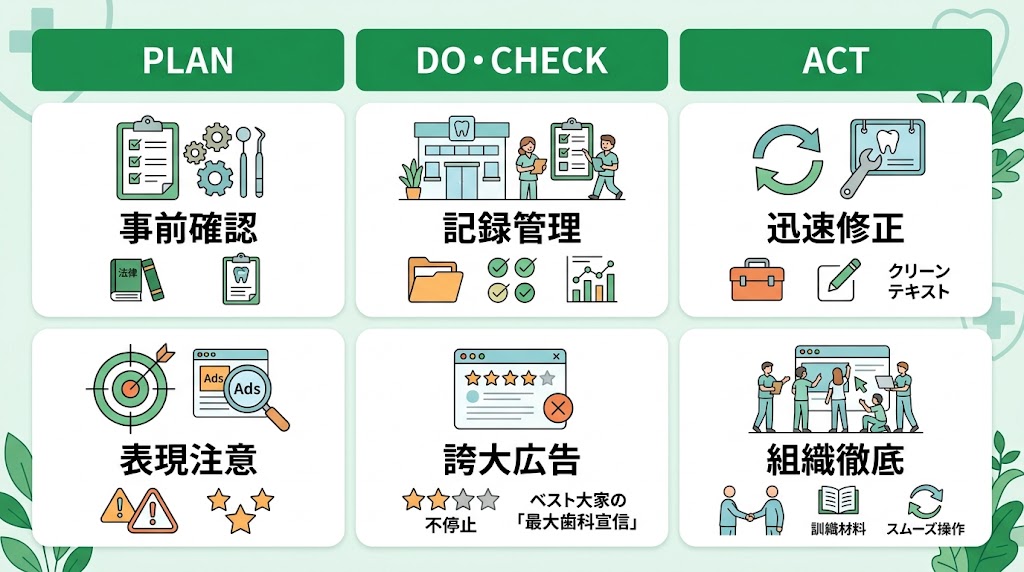 歯科医院の集患PDCAサイクルの回し方を解説