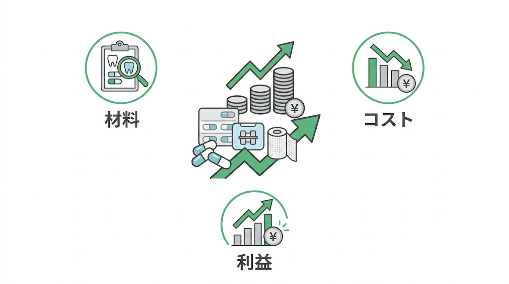 歯科医院の利益率を改善する経費削減と実践策