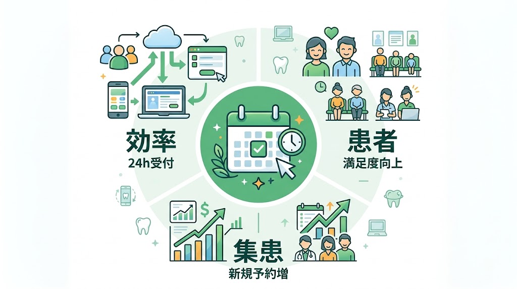 歯科Web予約システム比較｜主要6社の機能・費用を徹底解説