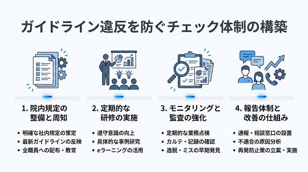 歯科広告の医療広告ガイドライン対策｜違反事例と対処法