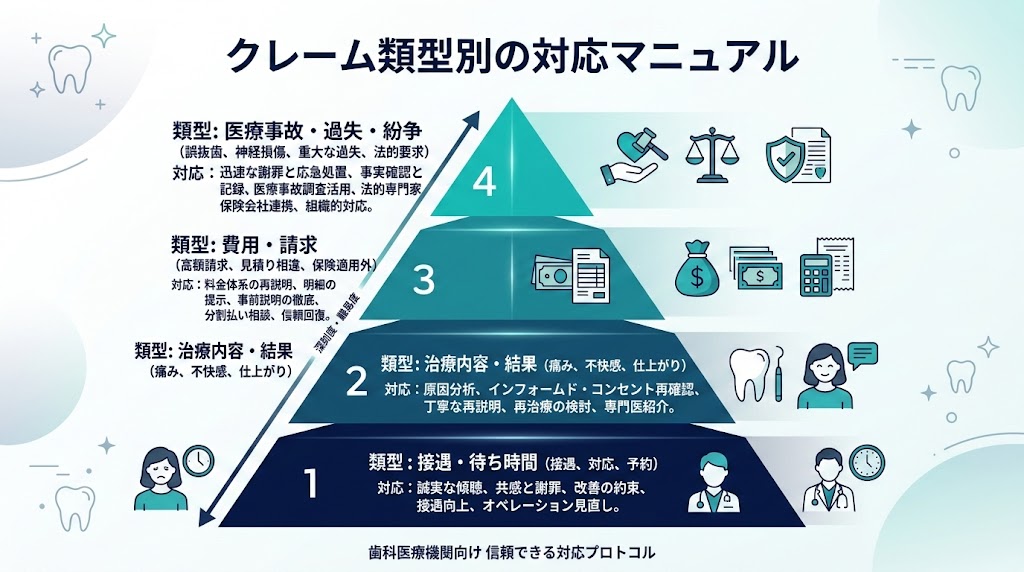 歯科のクレーム対応方法｜苦情処理と紛争予防の実践手順