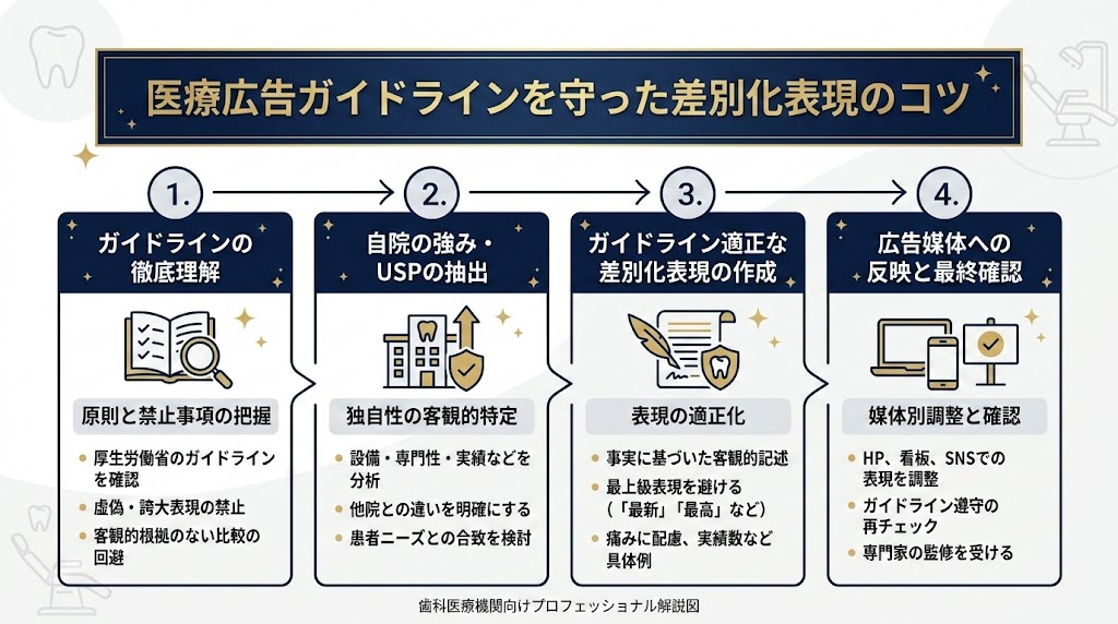 歯科医院の差別化戦略|USPの見つけ方と実践手順