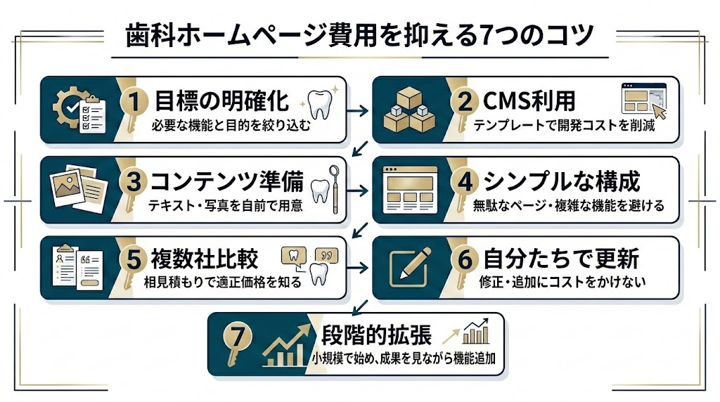 歯科ホームページの費用相場｜制作・運用・リニューアル