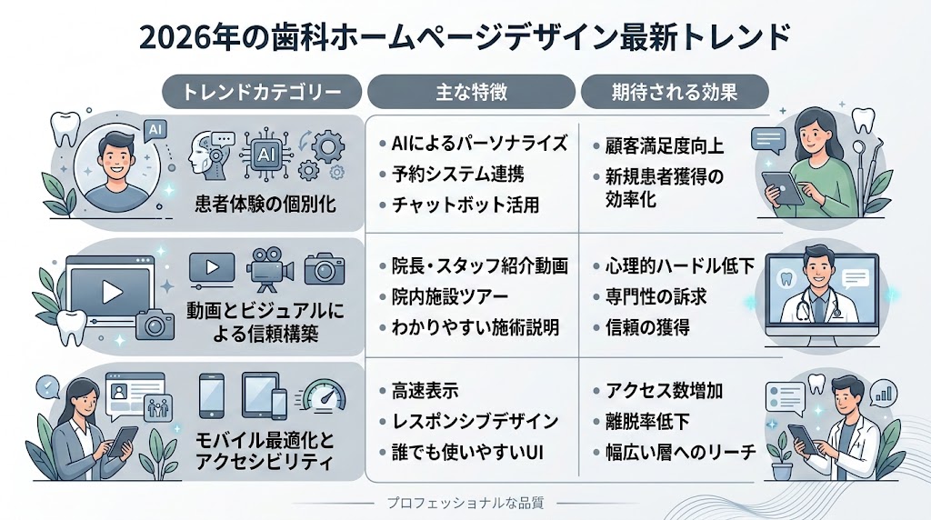 歯科医院ホームページのデザイン｜集患につながる設計術
