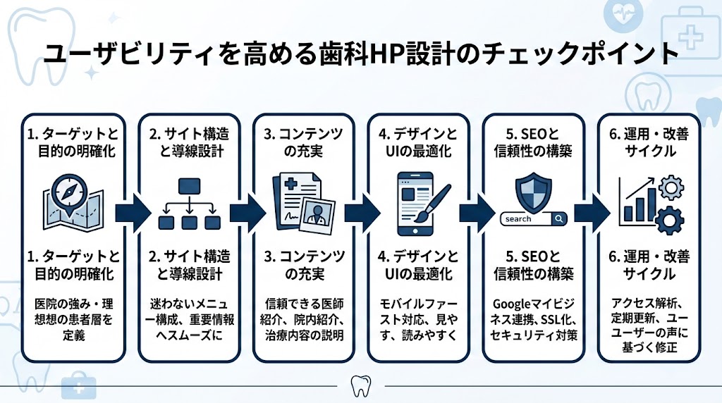歯科医院ホームページのデザイン｜集患につながる設計術