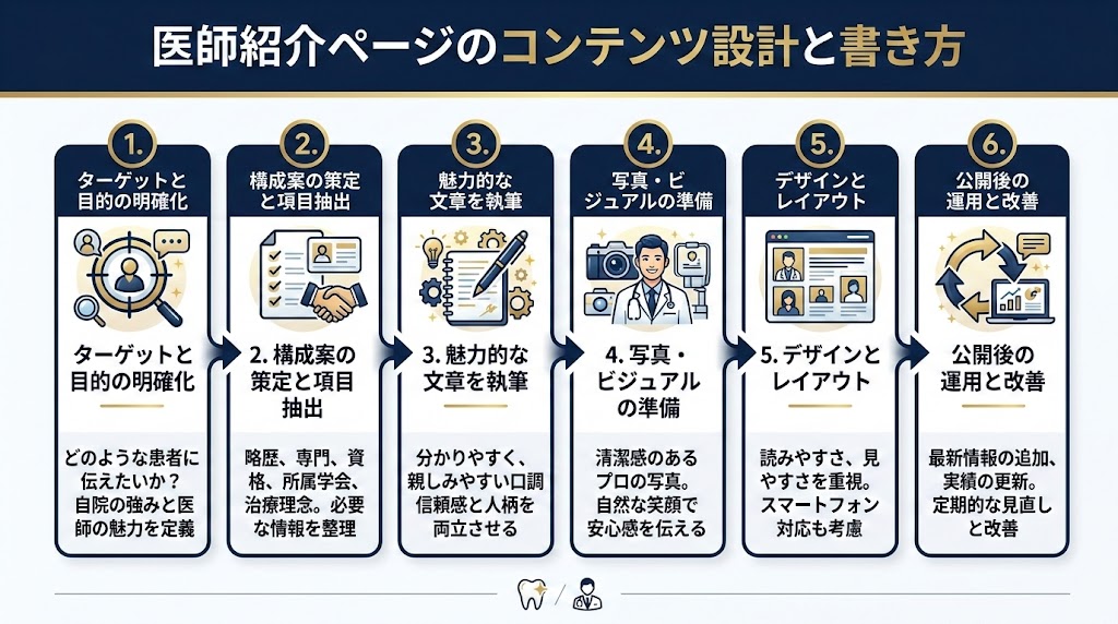 歯科ホームページのコンテンツの作り方｜ページ別に解説