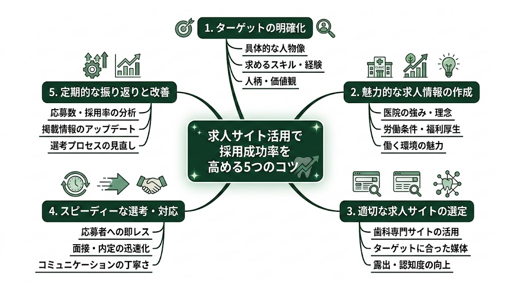 歯科向け求人サイト比較｜主要6社の費用と特徴