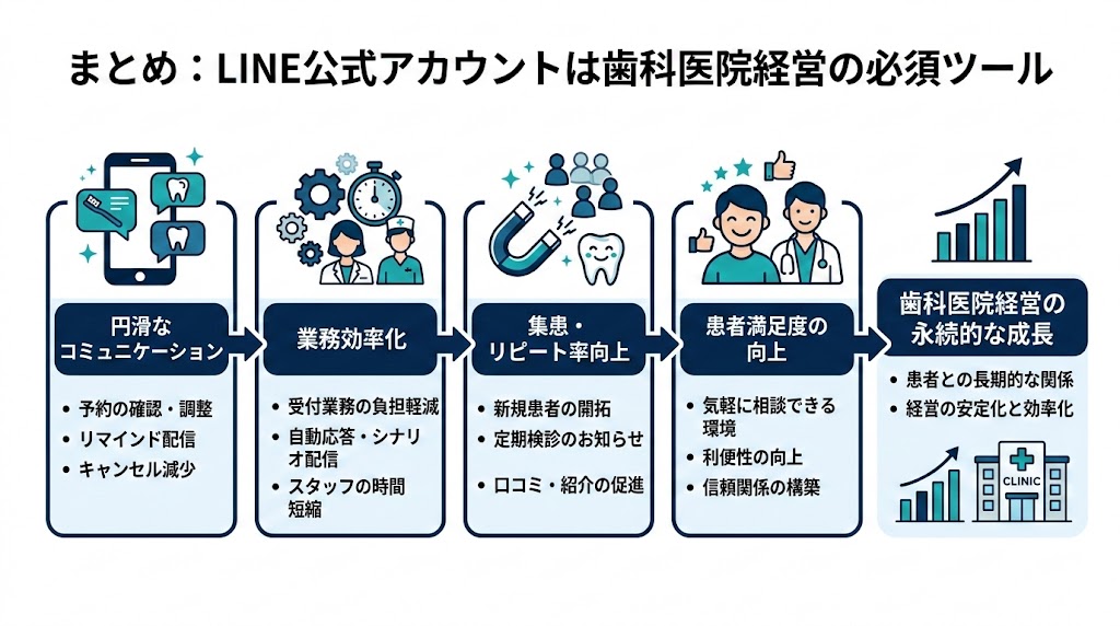 歯科医院のLINE公式アカウント活用法｜完全ガイド