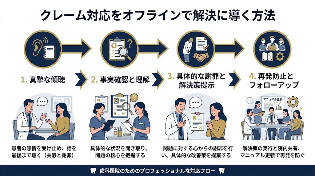 歯科の悪い口コミ対処法｜評判回復の実践ガイド