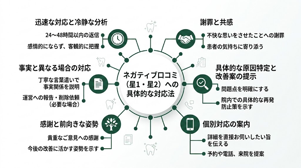 歯科医院の口コミ返信ガイド｜好印象テンプレと対処法