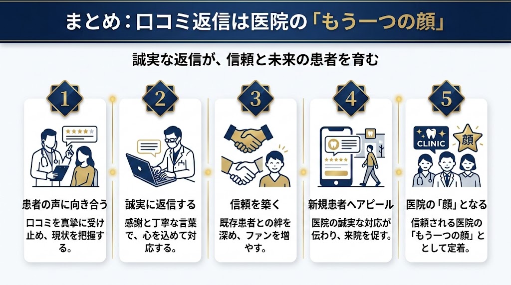 歯科医院の口コミ返信ガイド｜好印象テンプレと対処法